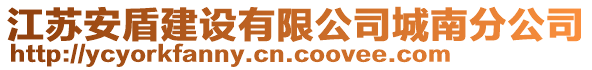 江蘇安盾建設(shè)有限公司城南分公司