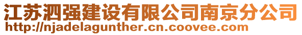 江蘇泗強建設有限公司南京分公司