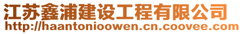 江蘇鑫浦建設(shè)工程有限公司