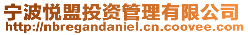 寧波悅盟投資管理有限公司