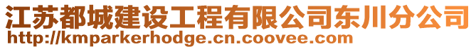 江蘇都城建設(shè)工程有限公司東川分公司