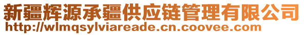 新疆輝源承疆供應(yīng)鏈管理有限公司