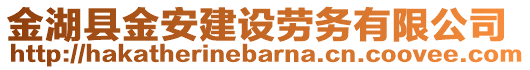 金湖縣金安建設(shè)勞務(wù)有限公司