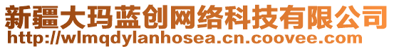 新疆大瑪藍(lán)創(chuàng)網(wǎng)絡(luò)科技有限公司