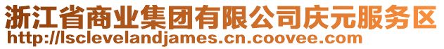 浙江省商業(yè)集團有限公司慶元服務(wù)區(qū)