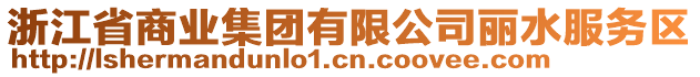 浙江省商業(yè)集團有限公司麗水服務區(qū)