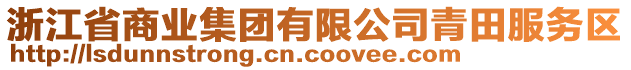 浙江省商業(yè)集團(tuán)有限公司青田服務(wù)區(qū)