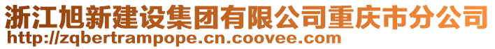 浙江旭新建設(shè)集團有限公司重慶市分公司