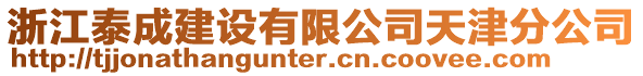 浙江泰成建設(shè)有限公司天津分公司