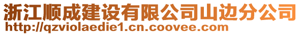 浙江順成建設(shè)有限公司山邊分公司