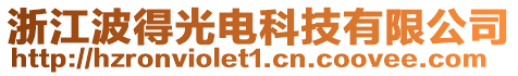 浙江波得光電科技有限公司