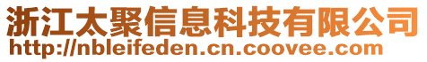 浙江太聚信息科技有限公司