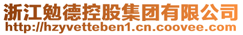 浙江勉德控股集團(tuán)有限公司