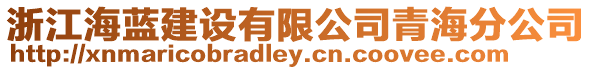 浙江海藍建設有限公司青海分公司