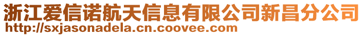 浙江愛信諾航天信息有限公司新昌分公司