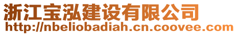 浙江寶泓建設(shè)有限公司