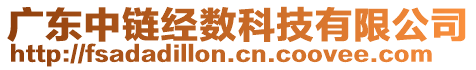 廣東中鏈經(jīng)數(shù)科技有限公司