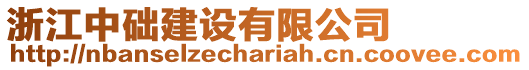 浙江中礎(chǔ)建設(shè)有限公司