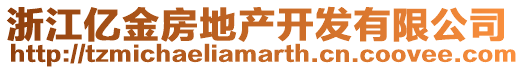 浙江億金房地產開發有限公司
