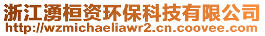 浙江湧桓資環(huán)?？萍加邢薰? style=