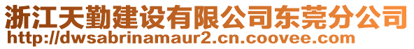 浙江天勤建設(shè)有限公司東莞分公司