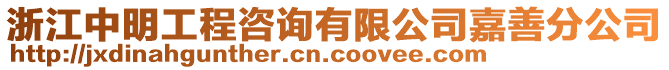 浙江中明工程咨詢有限公司嘉善分公司