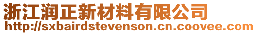 浙江潤(rùn)正新材料有限公司