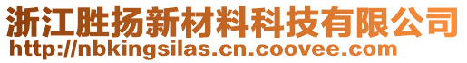 浙江勝揚(yáng)新材料科技有限公司