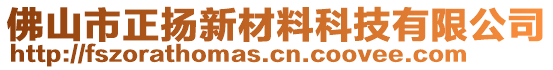 佛山市正揚(yáng)新材料科技有限公司