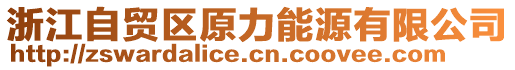 浙江自貿區原力能源有限公司