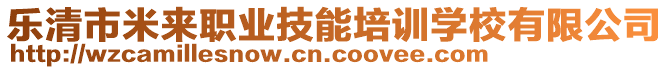 樂清市米來職業(yè)技能培訓(xùn)學(xué)校有限公司