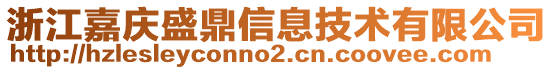 浙江嘉慶盛鼎信息技術有限公司