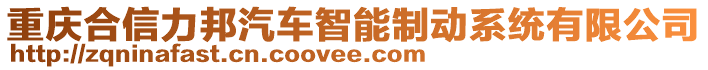 重慶合信力邦汽車智能制動系統(tǒng)有限公司