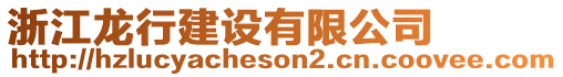 浙江龍行建設(shè)有限公司