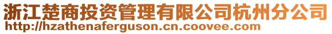 浙江楚商投資管理有限公司杭州分公司