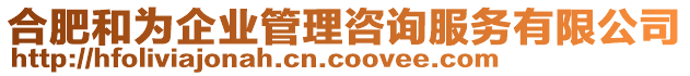 合肥和為企業(yè)管理咨詢服務(wù)有限公司