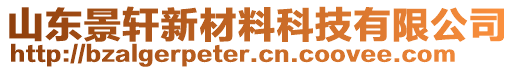 山東景軒新材料科技有限公司