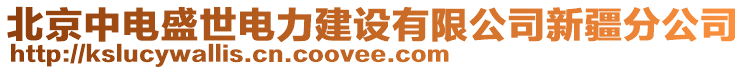 北京中電盛世電力建設(shè)有限公司新疆分公司