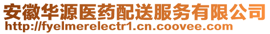 安徽華源醫(yī)藥配送服務有限公司