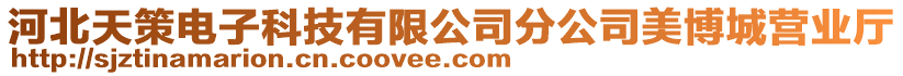 河北天策電子科技有限公司分公司美博城營業廳