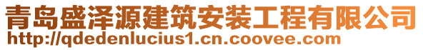 青島盛澤源建筑安裝工程有限公司