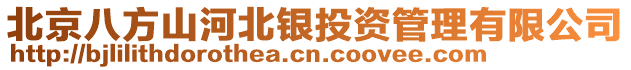 北京八方山河北銀投資管理有限公司