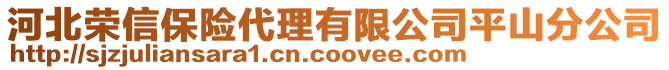 河北榮信保險代理有限公司平山分公司