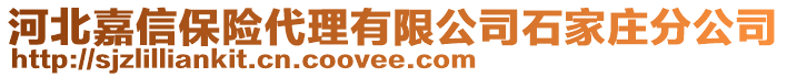 河北嘉信保險代理有限公司石家莊分公司