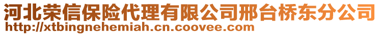 河北榮信保險代理有限公司邢臺橋東分公司