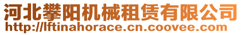 河北攀陽機械租賃有限公司