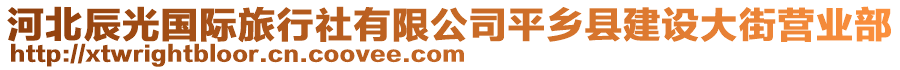 河北辰光國(guó)際旅行社有限公司平鄉(xiāng)縣建設(shè)大街營(yíng)業(yè)部