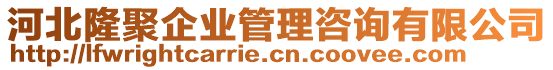 河北隆聚企業(yè)管理咨詢有限公司