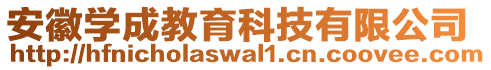 安徽學(xué)成教育科技有限公司