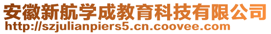 安徽新航學(xué)成教育科技有限公司